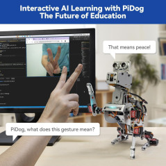 SunFounder PiDog Robot AI pour Raspberry Pi 5/4/3B+/Zero 2W