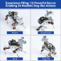 Kit Robot Chien AI SunFounder PiDog pour Raspberry Pi 5/4/3B+/Zero 2W, Reconnaissance Voix/Video, Python, Caméra Kit Robot Chien AI SunFounder PiDog pour Raspberry Pi 5/4/3B+/Zero 2W, Reconnaissance Voix/Video, Python, Caméra