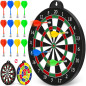 Magnetic Dart Board with 12 Darts - Fun Indoor Game & Party Gift for Boys Ages 5-12