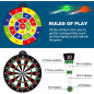 Magnetic Dart Board with 12 Darts - Fun Indoor Game & Party Gift for Boys Ages 5-12