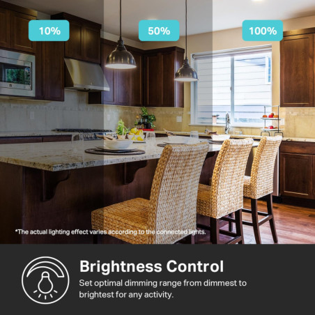 Kasa Smart Dimmer Switch HS220P3 3-Pack, Single Pole, Neutral Required, Wi-Fi, Alexa & Google Home, No Hub