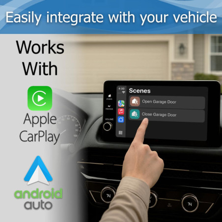 eKyro Smart Garage Door Opener - WiFi Remote, Alexa & Google Home Compatible