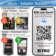 eKyro Smart Garage Door Opener - WiFi Remote, Alexa & Google Home Compatible