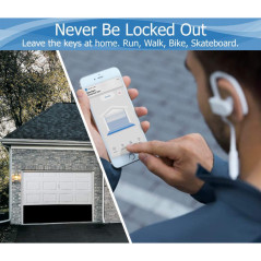 eKyro Smart Garage Door Opener - WiFi Remote, Alexa & Google Home Compatible