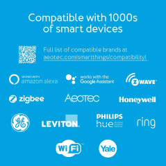 Aeotec Smart Home Hub : Z-Wave, Zigbee, Matter, Alexa, Google