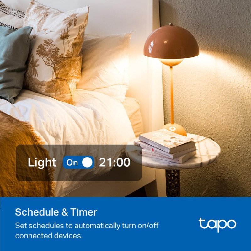 Tapo P306 Smart Plug Extender with USB-C, Surge Protector & Night Light