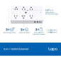 Tapo P306 Multiprise Intelligente 3 Prises USB-C & USB-A, Protection Surtension, Compatible HomeKit, Alexa, Google Home Tapo P306 Multiprise Intelligente 3 Prises USB-C & USB-A, Protection Surtension, Compatible HomeKit, Alexa, Google Home