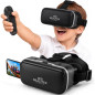 3D VR Headset for Kids with Android Remote – Compatible with iPhone & Android, Includes 3D Videos & Apps 3D VR Headset for Kids with Android Remote – Compatible with iPhone & Android, Includes 3D Videos & Apps