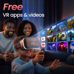 Casque VR 3D Enfants + Télécommande Android – iPhone & Android