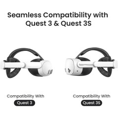 KIWI K4 Boost Battery Head Strap for Meta Quest 3/3S – Adjustable VR Accessory