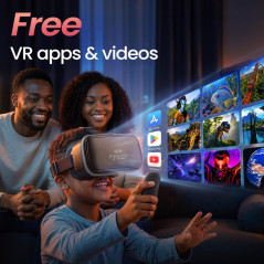 Casque VR 3D Enfants + Télécommande Android pour iPhone & Android
