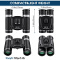 200x25 High Powered Compact Waterproof Binoculars for Adults & Kids – Mini Pocket Size for Outdoor Activities