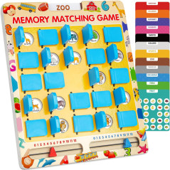 Memory Matching Game for Kids | Travel Toys & Road Trip Essentials Ages 3-8