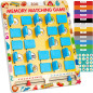 Memory Matching Game for Kids Ages 3-8 | Travel Toy for Toddlers, Road Trips, Airplane & Camping Gifts Memory Matching Game for Kids Ages 3-8 | Travel Toy for Toddlers, Road Trips, Airplane & Camping Gifts