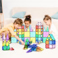PicassoTiles 100 pièces Blocs magnétiques transparents 3D, construction évolutive, jeu familial, 3+ ans PicassoTiles 100 pièces Blocs magnétiques transparents 3D, construction évolutive, jeu familial, 3+ ans