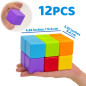 Magnetic Building Blocks Large 12 PCS, 1.65 Stacking Cubes Toddler Montessori Sensory Travel Toys Gifts Magnetic Building Blocks Large 12 PCS, 1.65 Stacking Cubes Toddler Montessori Sensory Travel Toys Gifts