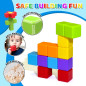 Blocs de Construction Magnétiques 12 pcs, Cubes Empilables 1,65, Jouets Montessori et Sensoriels Âge 1-3 Ans Blocs de Construction Magnétiques 12 pcs, Cubes Empilables 1,65, Jouets Montessori et Sensoriels Âge 1-3 Ans