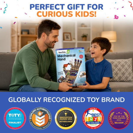 Gant Robotique STEM Smartivity - Cadeau Anniversaire Enfants 8-14 ans