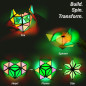 TOSY Magnet Pyramid Glow - 12 Pièces, 243 Aimants, Cube Transformable en 1 Milliard de Formes Lumineuses TOSY Magnet Pyramid Glow - 12 Pièces, 243 Aimants, Cube Transformable en 1 Milliard de Formes Lumineuses