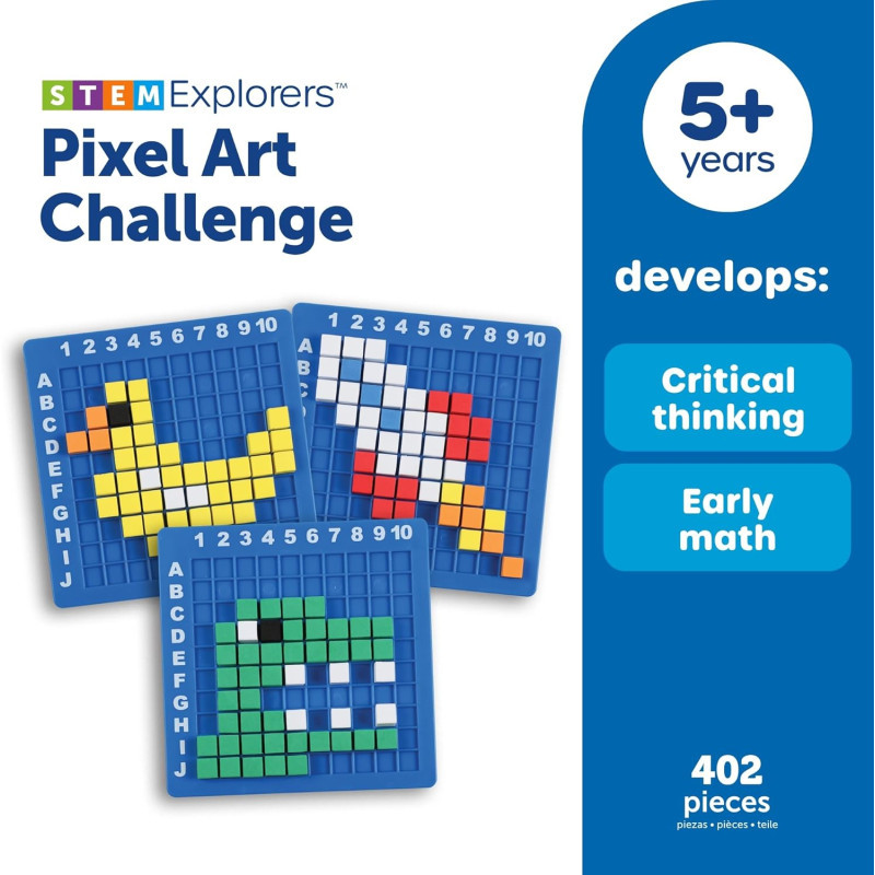 Défi Pixel Art STEM Explorers - Ressources Learning Fun