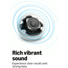 Amazon Echo Dot Charcoal - Vibrant Sound, Alexa-Enabled Speaker