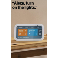 Amazon Echo Show 5 (Newest Model) Smart Display with Alexa+, Enhanced Bass & Clear Sound, Glacier White