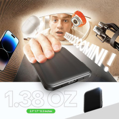 136GB Voice Activated Recorder - 100H Continuous Recording with AI Noise Reduction