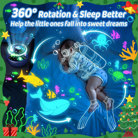 Kids Night Light with 93 Lighting + 3 Films Star Projector, Remote, Timer, Silent Rotation – Gift for Ages 2-5