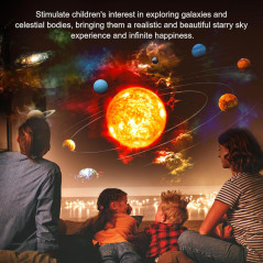 Galaxy Projector Pro: 13-in-1 Star & Planetarium Night Light for Bedroom