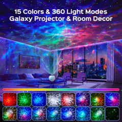 Projecteur Galaxy One Fire 15 Couleurs - Cadeau & Relaxation