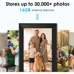 Cadre Photo Numérique 10.1 WiFi Uhale - Cadeau Idéal Senior
