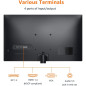 Amazon Basics Moniteur 24 FHD 1080p, 100Hz, VESA, Haut-parleurs intégrés, Noir Amazon Basics Moniteur 24 FHD 1080p, 100Hz, VESA, Haut-parleurs intégrés, Noir