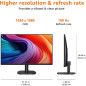 Amazon Basics Moniteur 24 FHD 1080p, 100Hz, VESA, Haut-parleurs intégrés, Noir Amazon Basics Moniteur 24 FHD 1080p, 100Hz, VESA, Haut-parleurs intégrés, Noir