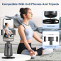 Trépied Auto Face Tracking 360° Rotatif avec Télécommande et Contrôle Gestuel, Stand Rechargeable Noir Trépied Auto Face Tracking 360° Rotatif avec Télécommande et Contrôle Gestuel, Stand Rechargeable Noir