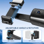 Trépied Auto Face Tracking 360° Rotatif avec Télécommande et Contrôle Gestuel, Stand Rechargeable Noir Trépied Auto Face Tracking 360° Rotatif avec Télécommande et Contrôle Gestuel, Stand Rechargeable Noir