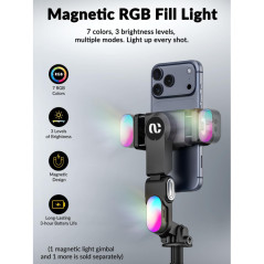 AOCHUAN M3Pro 4-in-1 Smartphone Gimbal Stabilizer with AI Tracking for iPhone
