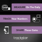 Balance numérique Trackstar avec plateforme large, Bluetooth, noire Balance numérique Trackstar avec plateforme large, Bluetooth, noire