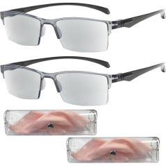 2PCS Auto Focus Smart Reading Glasses for Men & Women – Anti-Blue Light