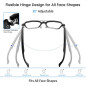 Aviator Smart Glasses with Bluetooth Audio for Men & Women – Stylish Wireless Audio Sunglasses