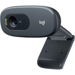 Webcam Logitech C270 720p HD - Plug-and-Play Noir