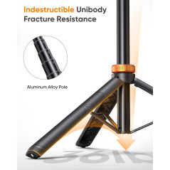 EUCOS 62 Phone Tripod & Selfie Stick with Remote for iPhone and Smartphones