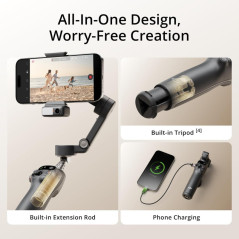 DJI Osmo Mobile 7P Gimbal Stabilizer for iPhone & Android with Native Tracking Technology