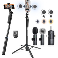 Kit Vlogging iPhone : Trépied & Micro Sans Fil Essentiels