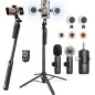 Kit Essentiel Créateur de Contenu pour iPhone - Trépied & Micro Sans Fil pour Vlogging Kit Essentiel Créateur de Contenu pour iPhone - Trépied & Micro Sans Fil pour Vlogging