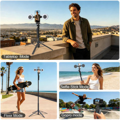 Kit Vlogging iPhone : Trépied & Micro Sans Fil Essentiels