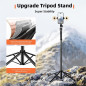 Auto Face Tracking Selfie Stick Tripod with Light, 360° Rotation, Remote for iPhone Vlog & Live Streaming Auto Face Tracking Selfie Stick Tripod with Light, 360° Rotation, Remote for iPhone Vlog & Live Streaming