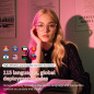 Lunettes GenXenon AI avec traduction en temps réel, Bluetooth 5.3, 160+ langues, design ouvert, anti-lumière bleue Lunettes GenXenon AI avec traduction en temps réel, Bluetooth 5.3, 160+ langues, design ouvert, anti-lumière bleue