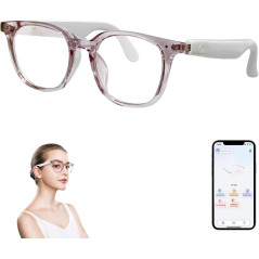 GenXenon Lunettes Intelligentes AI – Traduction, Bluetooth 5.3
