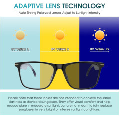 Lunettes Audio Bluetooth IPX5 Noir - Verres Changeants & Haut-Parleurs Ouverts