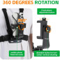 KINGKI Harnais de Poitrine et Support Tête pour Smartphone et Caméras POV/VLOG, Compatible iPhone, Samsung, GoPro, DJI, etc. KINGKI Harnais de Poitrine et Support Tête pour Smartphone et Caméras POV/VLOG, Compatible iPhone, Samsung, GoPro, DJI, etc.